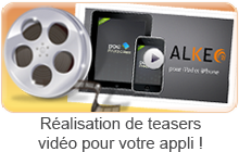 Réalisation de teasers vidéo pour votre appli !